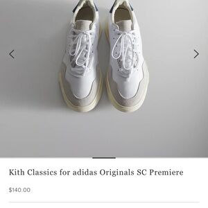 Kith Classics for adidas Originals SC Premiere- worn a few times
